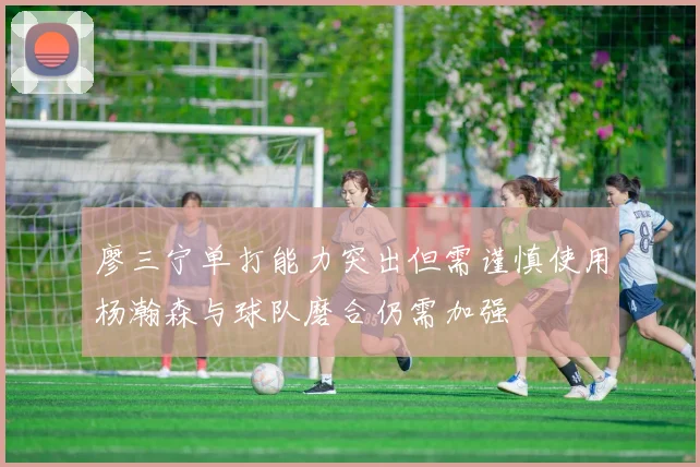 廖三宁单打能力突出但需谨慎使用杨瀚森与球队磨合仍需加强